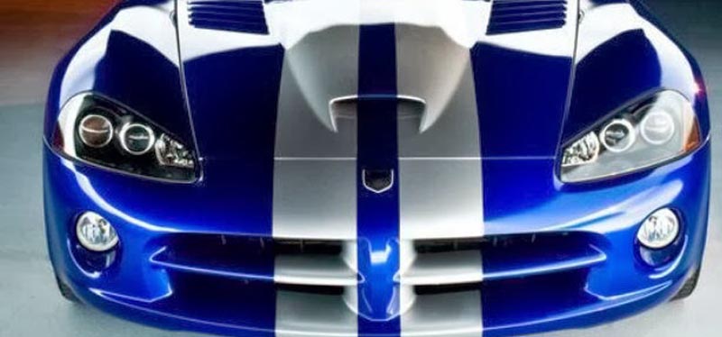 dodge viper biru